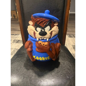 Vintage Taz / Tasmanian Devil Blue 1997 Warner
Bros Cookie Jar - new with box